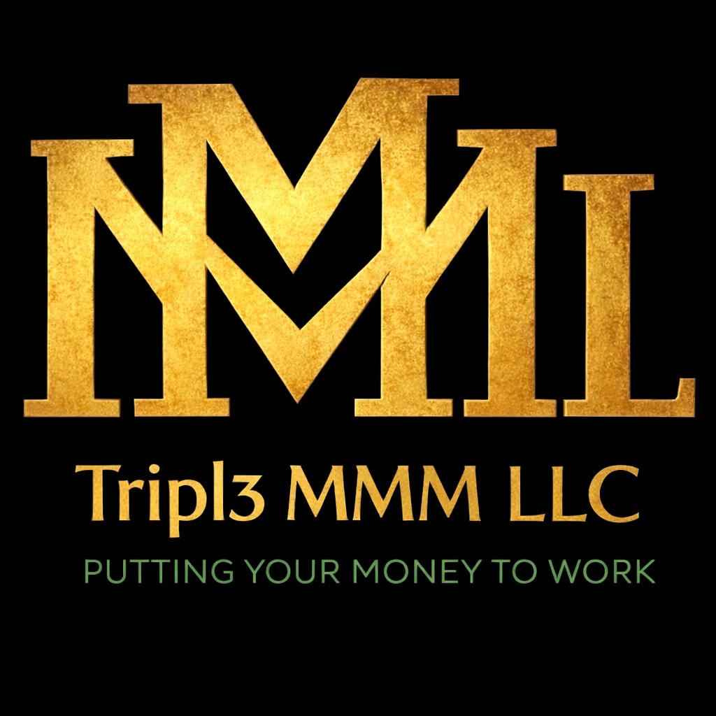 Tripl3 MMM LLC logo — Putting your money to work